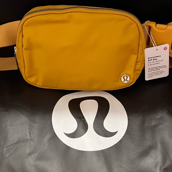 lululemon athletica Handbags - NWT Lululemon athletica Everywhere Belt Bag - Mustard coloured